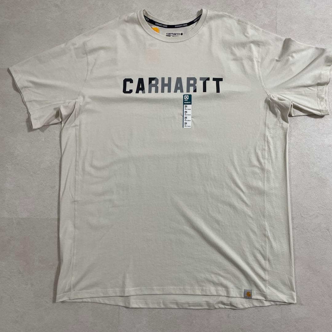 【新品未使用タグ付】Carhartt ホワイト Tシャツ 2XL サイズ
