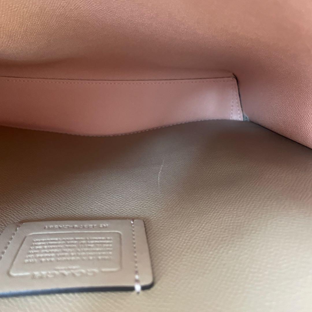 訳あり新品タグ付 COACH モリー バケットバッグ シグネチャー柄