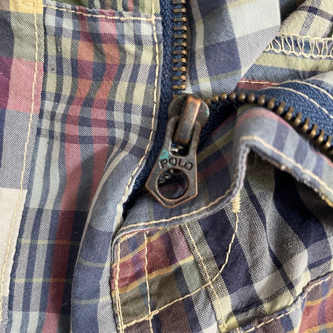 90s POLO RALPH LAUREN ハーフパンツ 36 チェック柄