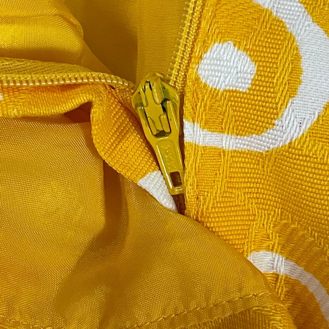 【希少】YVES SAINT LAURENT 膝丈スカート サイズL ドット柄