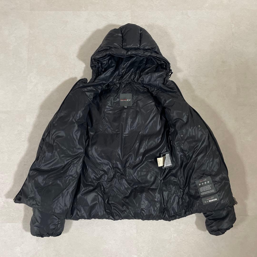 【美品】 DUVETICA ダウンジャケット フード付 ブラック サイズ40