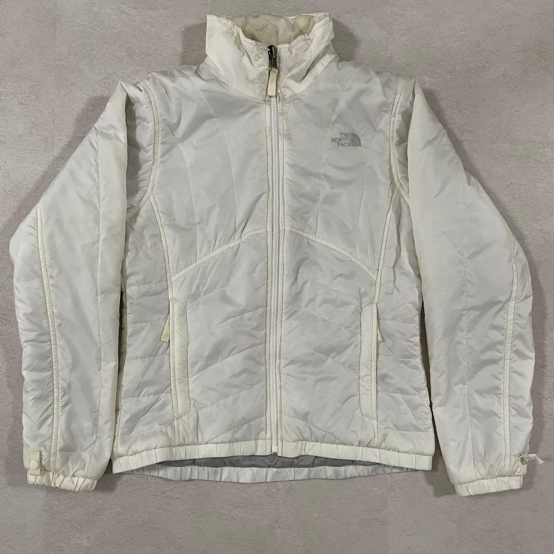 古着 THE NORTH FACE ダウンジャケット XS ホワイト