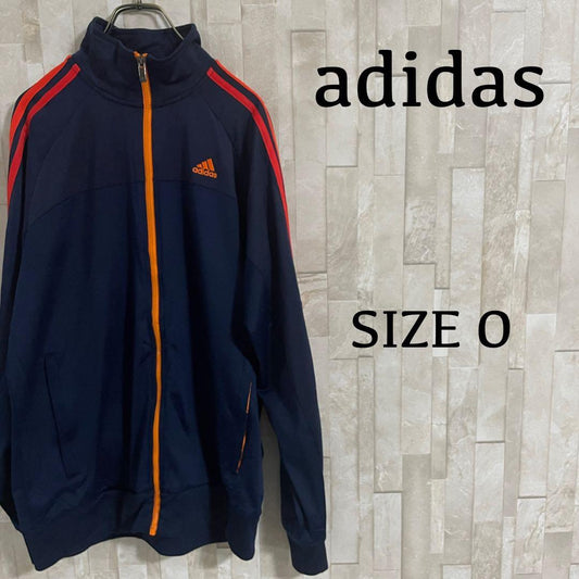 【美品】adidas トラックジャケット CLIMALITE ネイビー O
