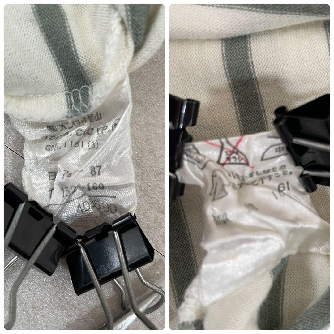 古着 Calvin Klein Jeans長袖Tシャツ サイズM ボーダー柄