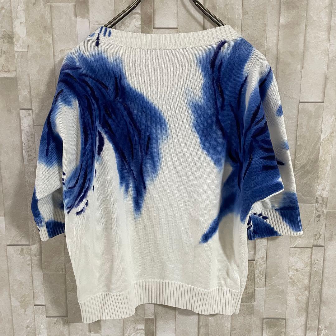 【希少】ラルフローレン パープルレーベル ハンドペイントセーター イタリア製