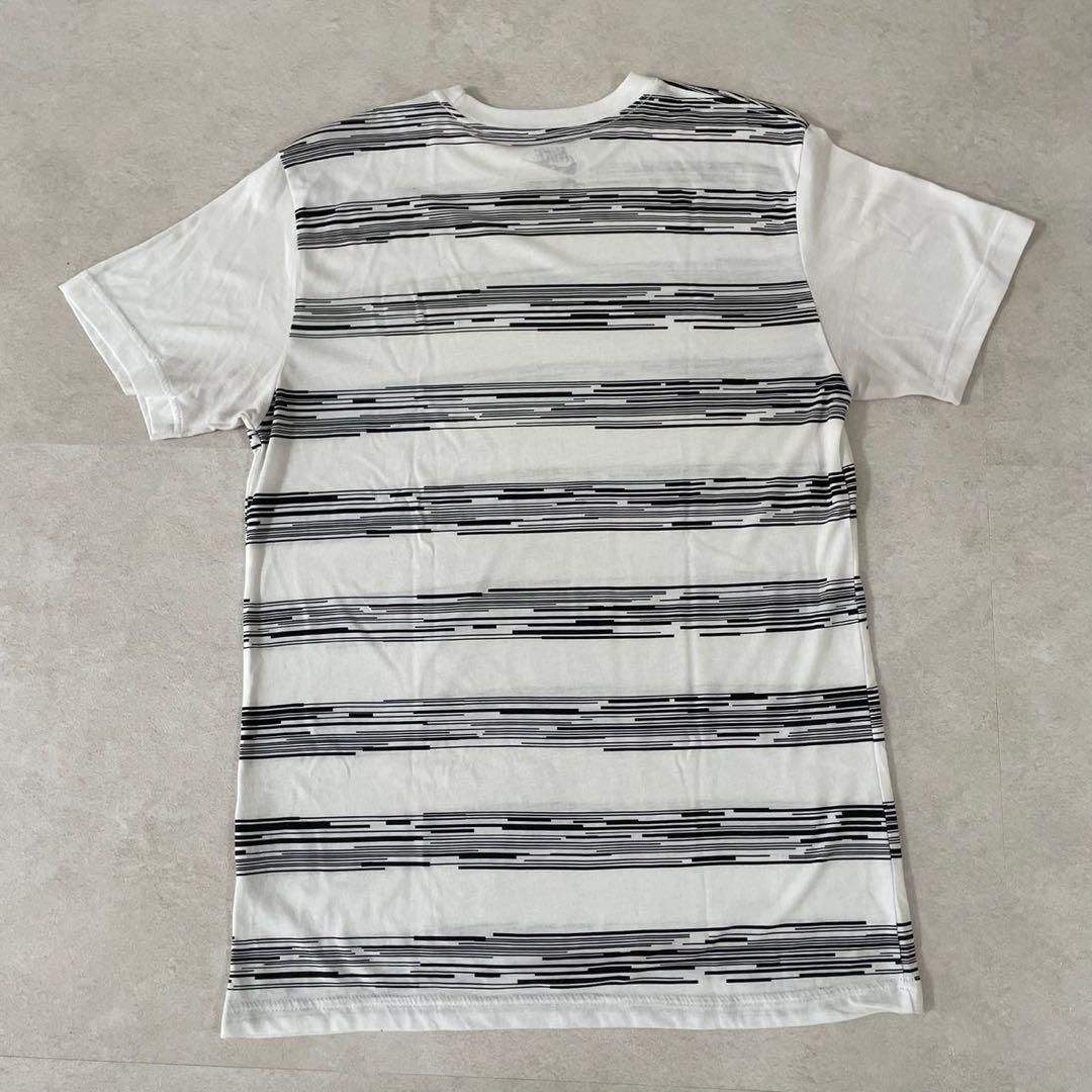 【美品】古着 NIKE 半袖Tシャツ Mサイズ ホワイト ボーダー柄