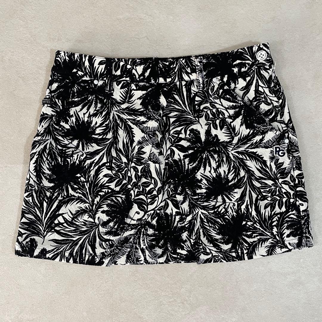 【美品】 PEARLY GATES ミニスカート ゴルフウェア 花柄 サイズ1