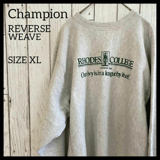 【稀少美品】チャンピオン USA製 刺繍タグ リバースウィーブ ローズガレッジ
