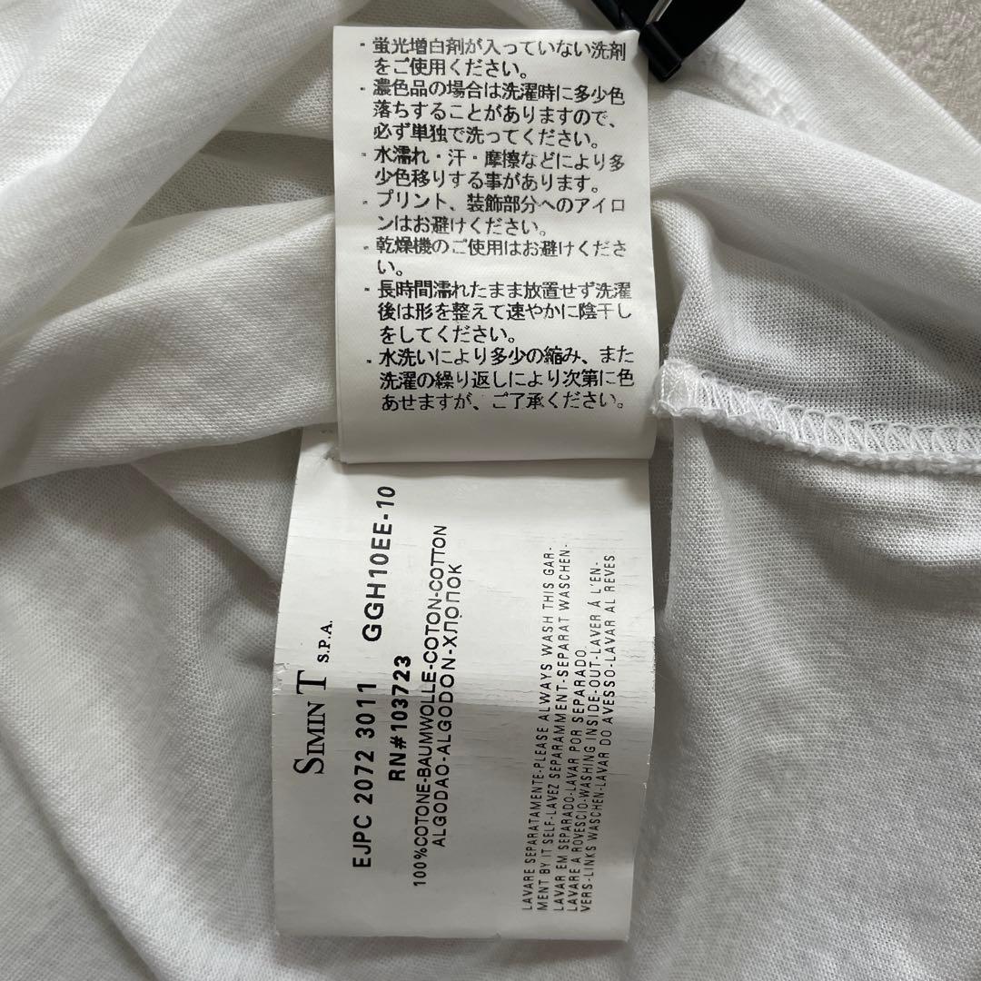 【美品】古着 EMPORIO ARMANI 半袖Tシャツ Mサイズ ホワイト