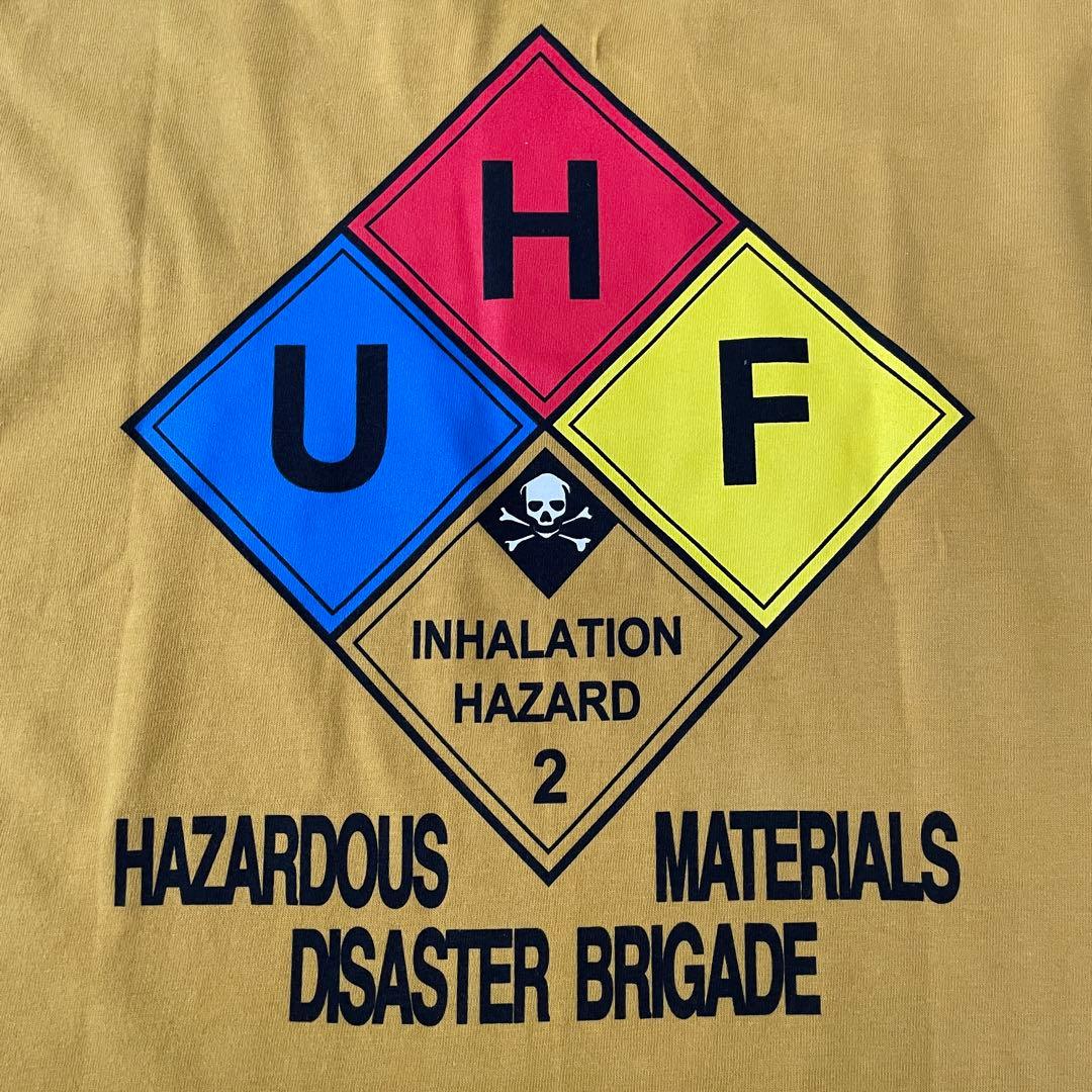 【新品未使用タグ付】希少 HUF HAZARD バックプリントTシャツ M
