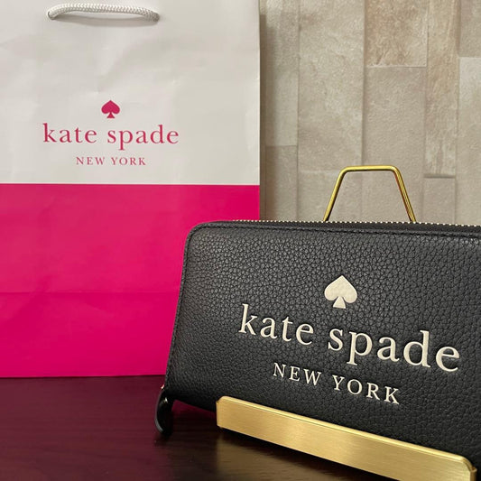 訳あり新品 kate spade 長財布 ブラック