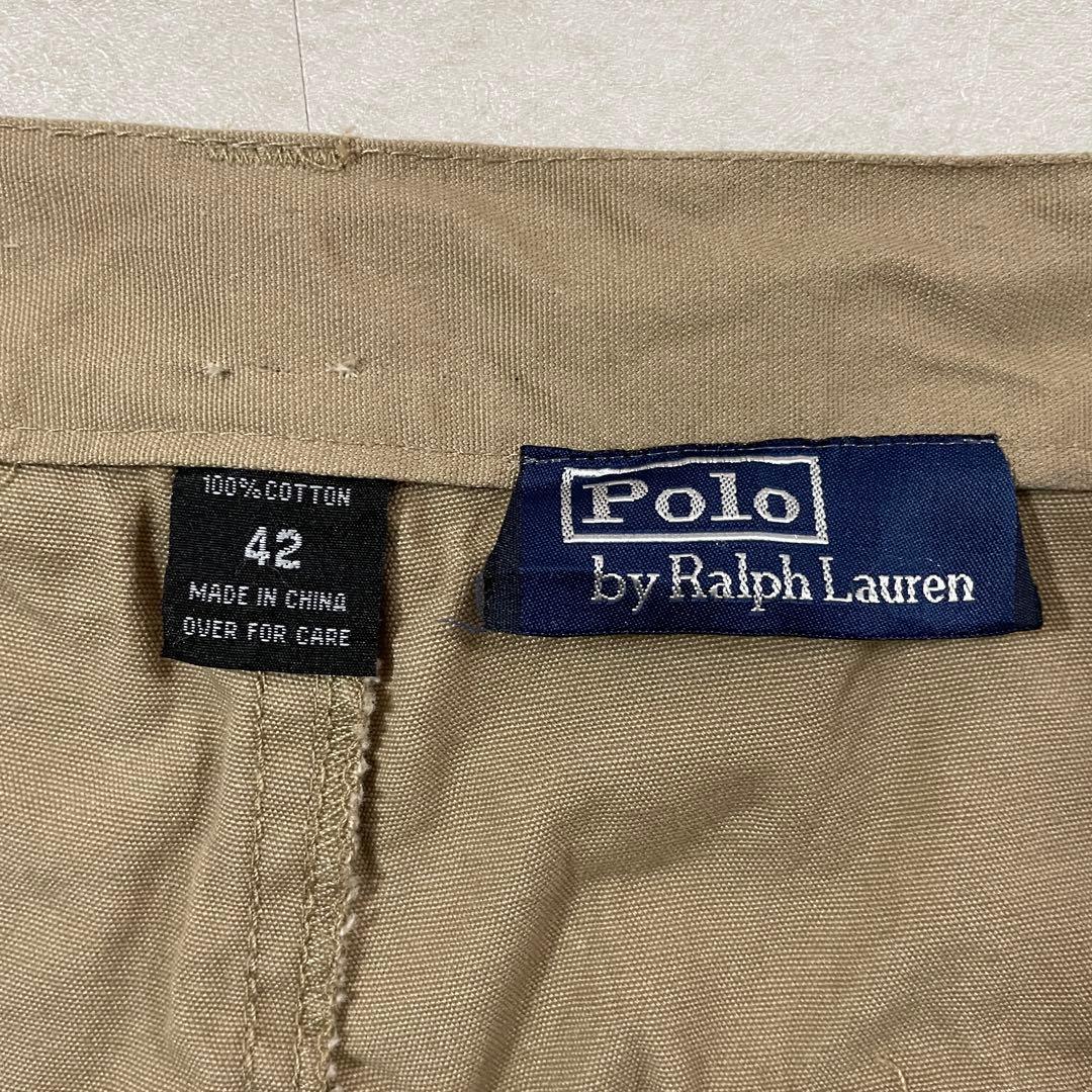 【希少】90s POLO RALPH LAUREN カーゴパンツ ポニー刺繍