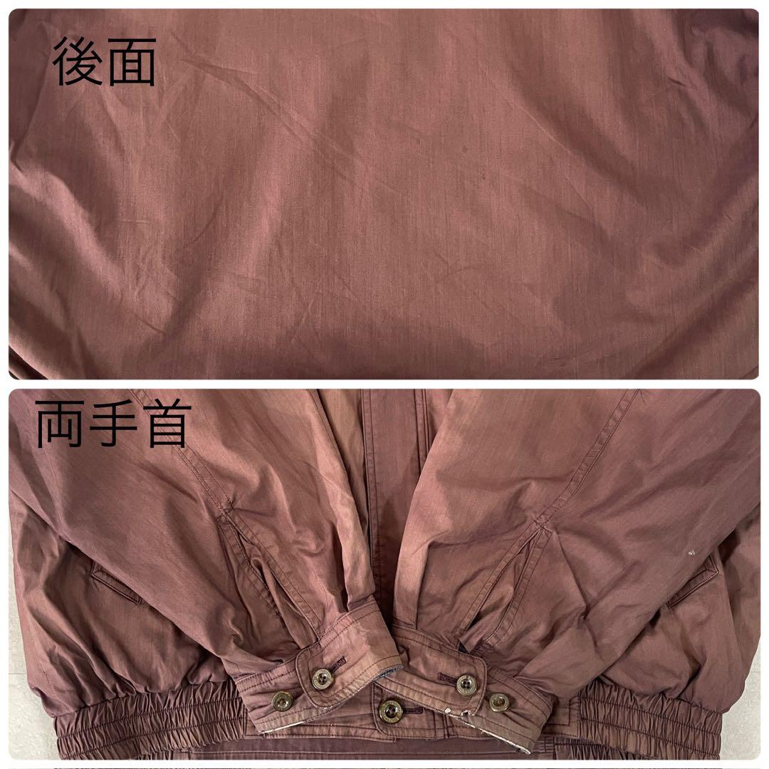 【2枚組】90s BURBERRYS ブルゾン ジャンパー ロゴ刺繍 XL