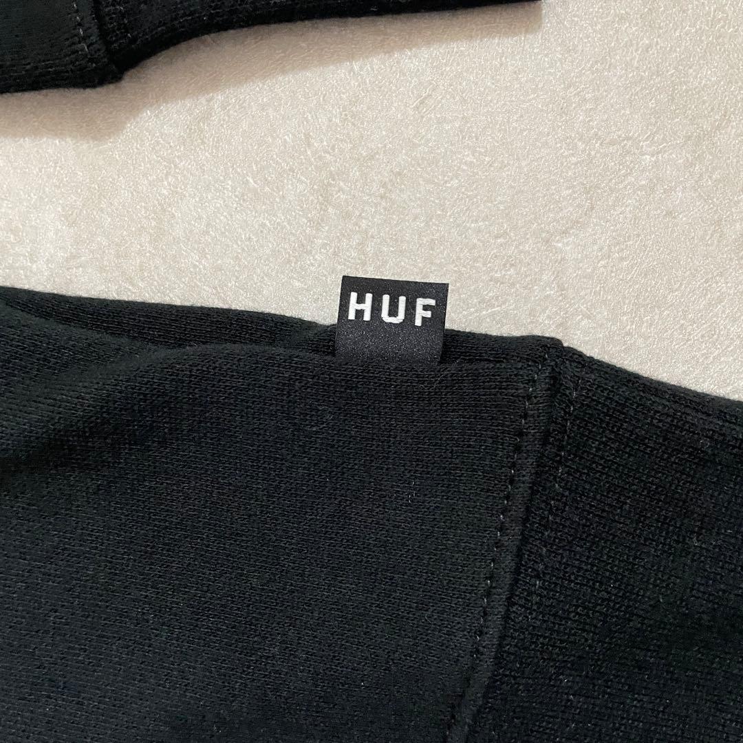 【新品未使用タグ付】HUF ディストピア ポンチョ フーディ バックプリント