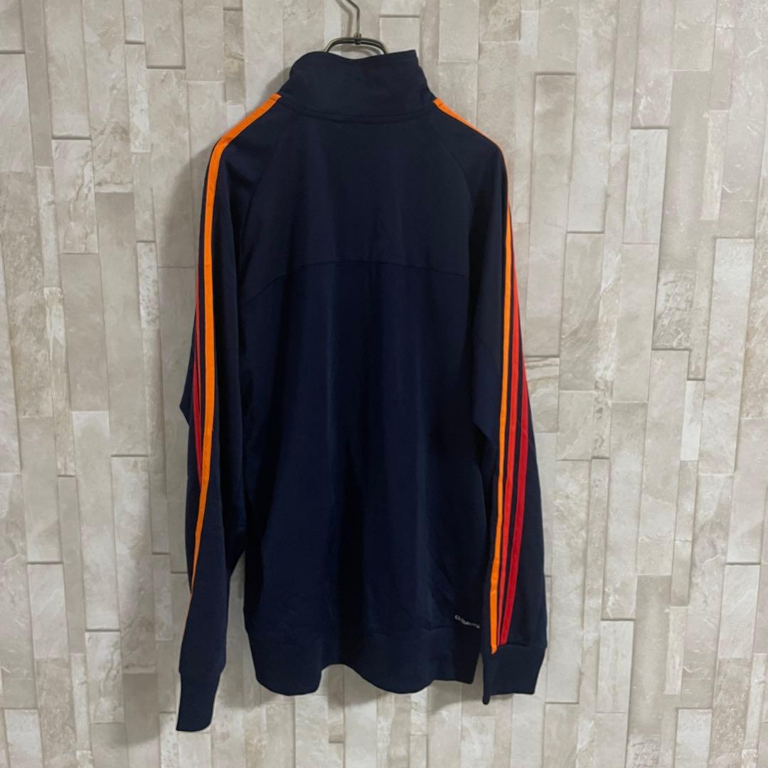 【美品】adidas トラックジャケット CLIMALITE ネイビー O