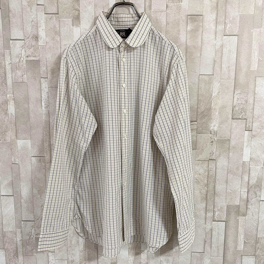 90s RALPH LAUREN RRL ヴィンテージ 長袖シャツ チェック柄