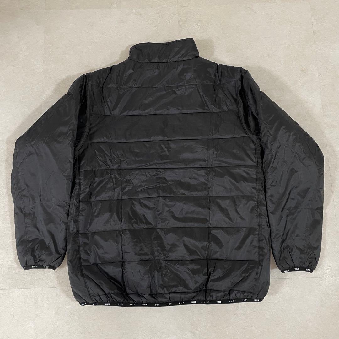 【新品未使用タグ付】HUF ジョージパフィージャケット サイズXL ブラック
