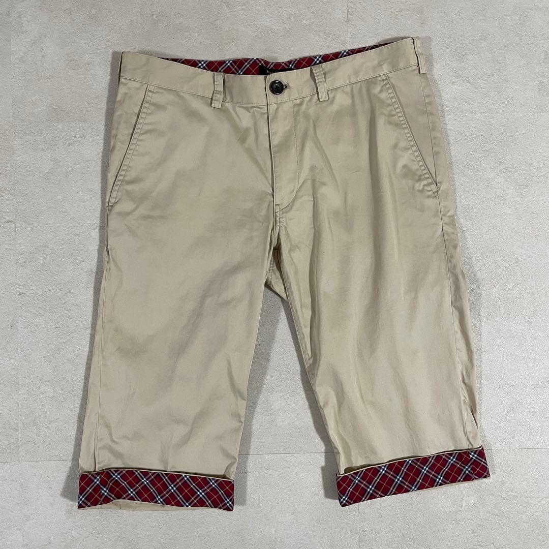 【美品】BURBERRY ブラックレーベル ハーフパンツ バーバリーチェック