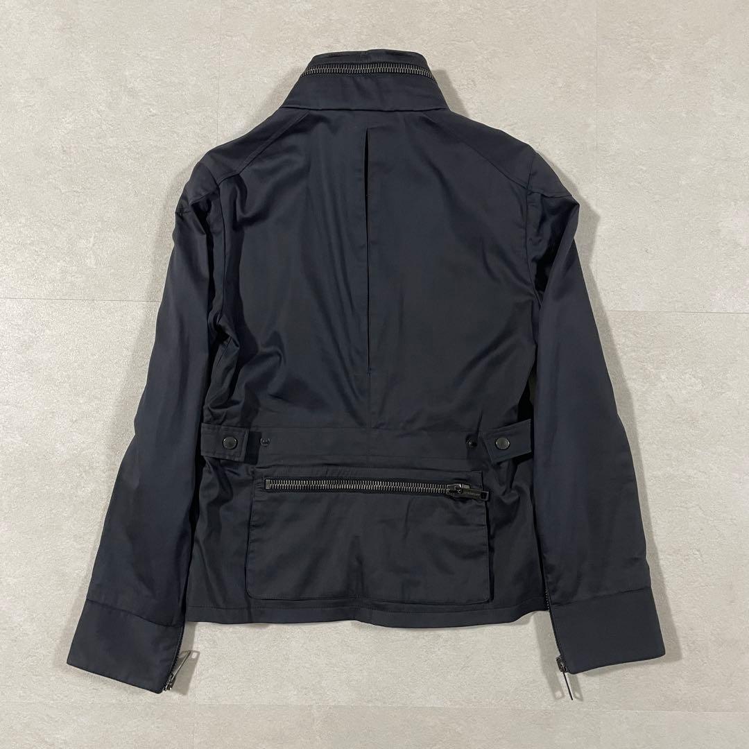 古着 BURBERRY LONDON ミリタリージャケット イタリア製 黒