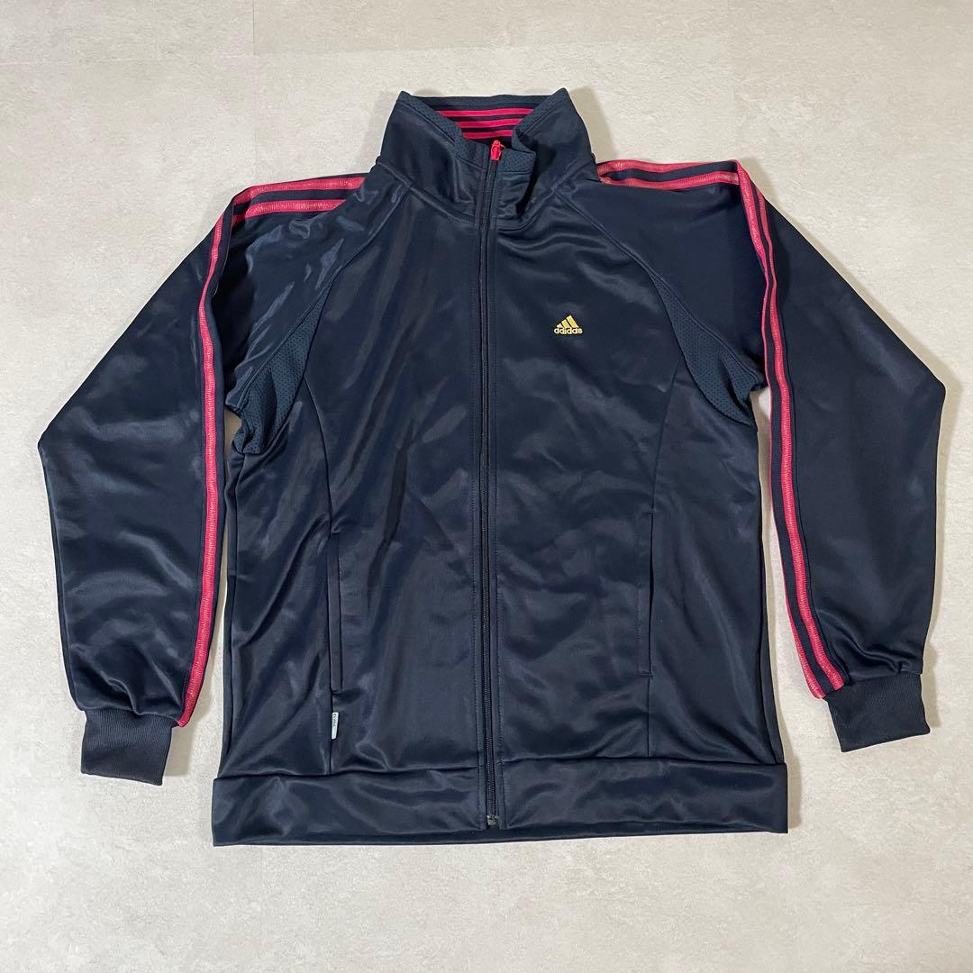 【新品未使用タグ付】adidas トラックジャケット 上下セット L ネイビー