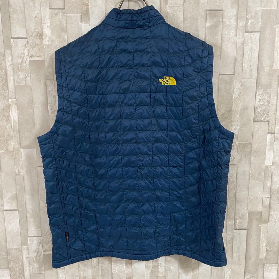 古着 THE NORTH FACE サーモボール ベスト XL ネイビー