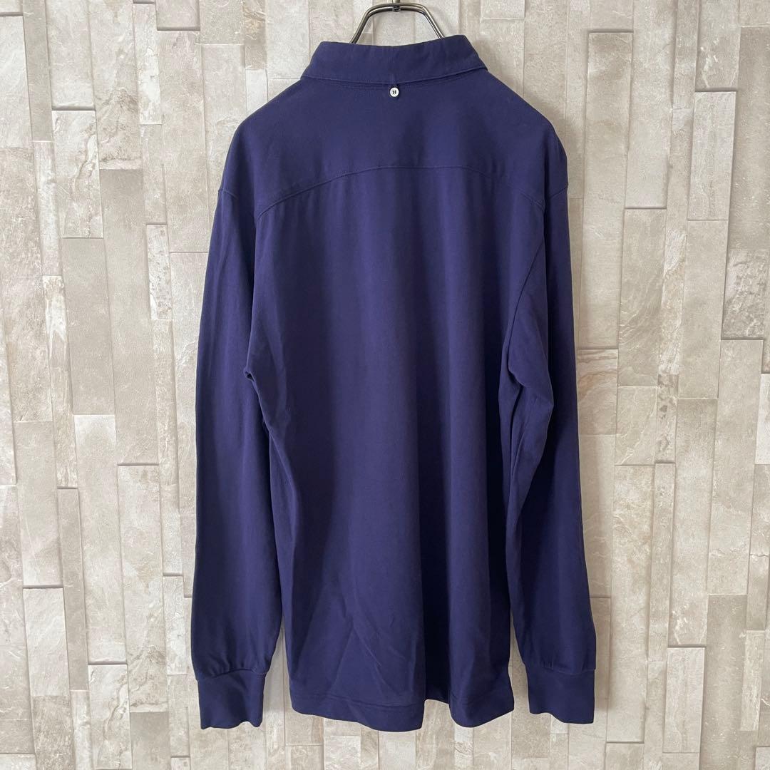 古着 Paul Smith 長袖ポロシャツ ネイビー