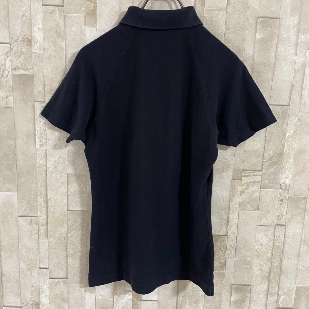 【美品】BURBERRY LONDON 半袖ポロシャツ バーバリーチェック 黒
