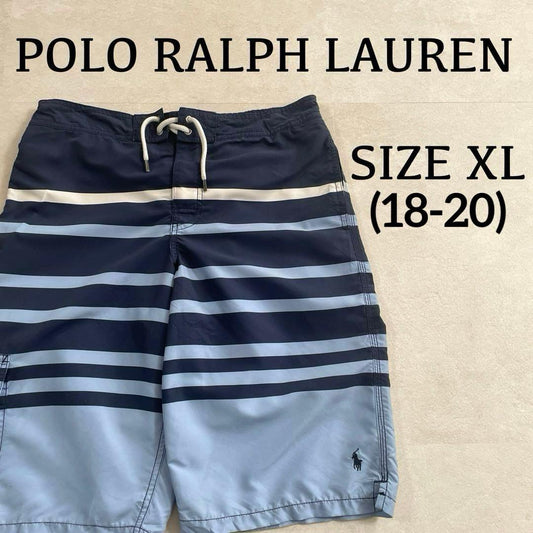 【美品】POLO RALPH LAUREN ボーイズ XL スイムショーツ