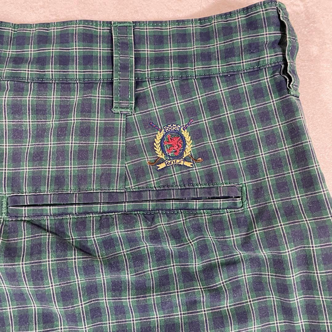 【美品】TOMMY HILFIGER ハーフパンツ サイズ34 チェック柄