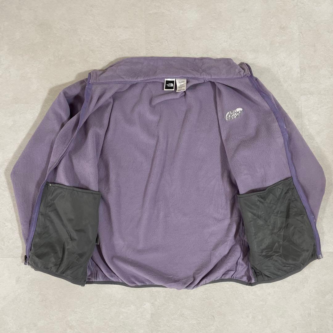 【美品】THE NORTH FACE ジップイン フリースジャケット L 紫色