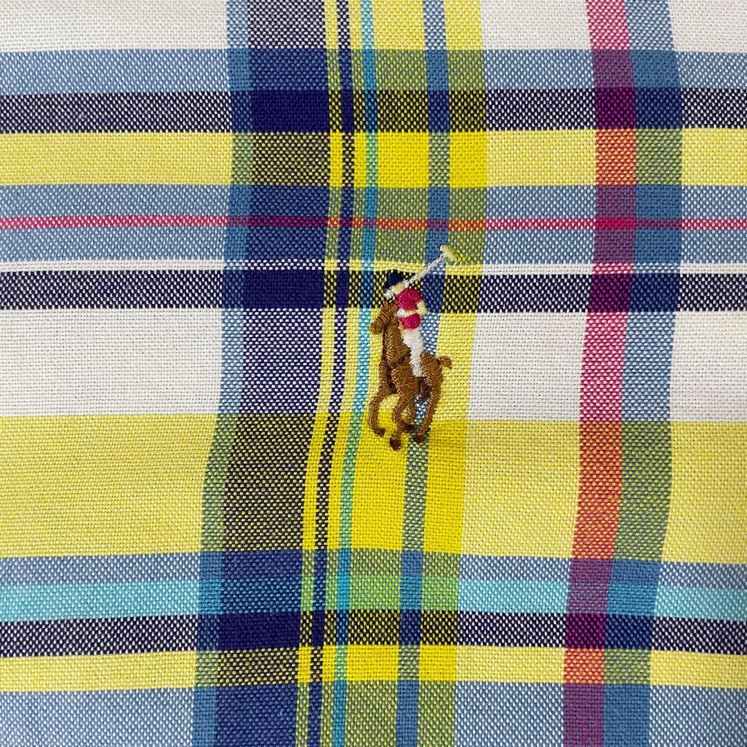 古着 RALPH LAUREN 半袖シャツ サイズS マルチカラーチェック柄