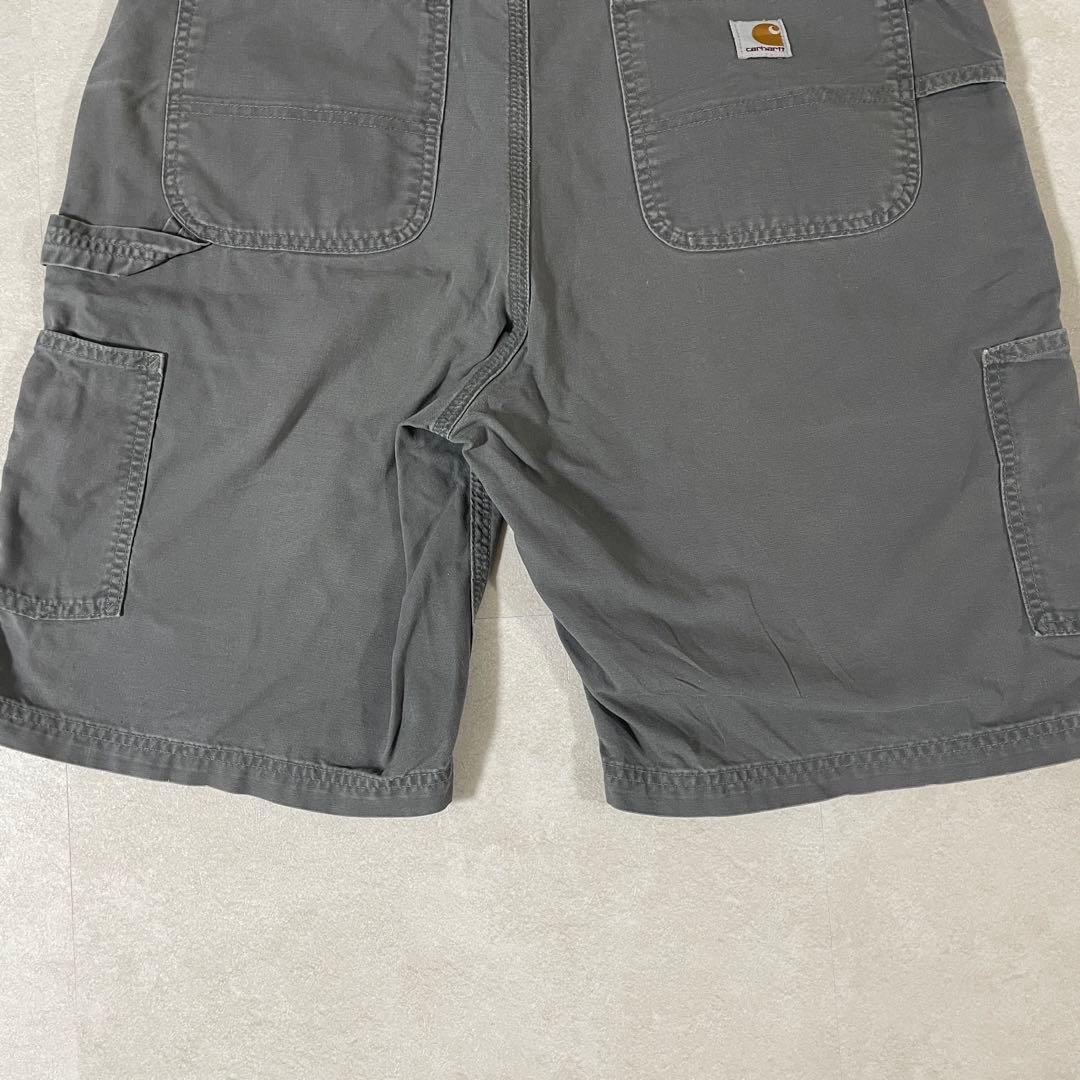 古着 carhartt ハーフパンツ サイズ36 グレー