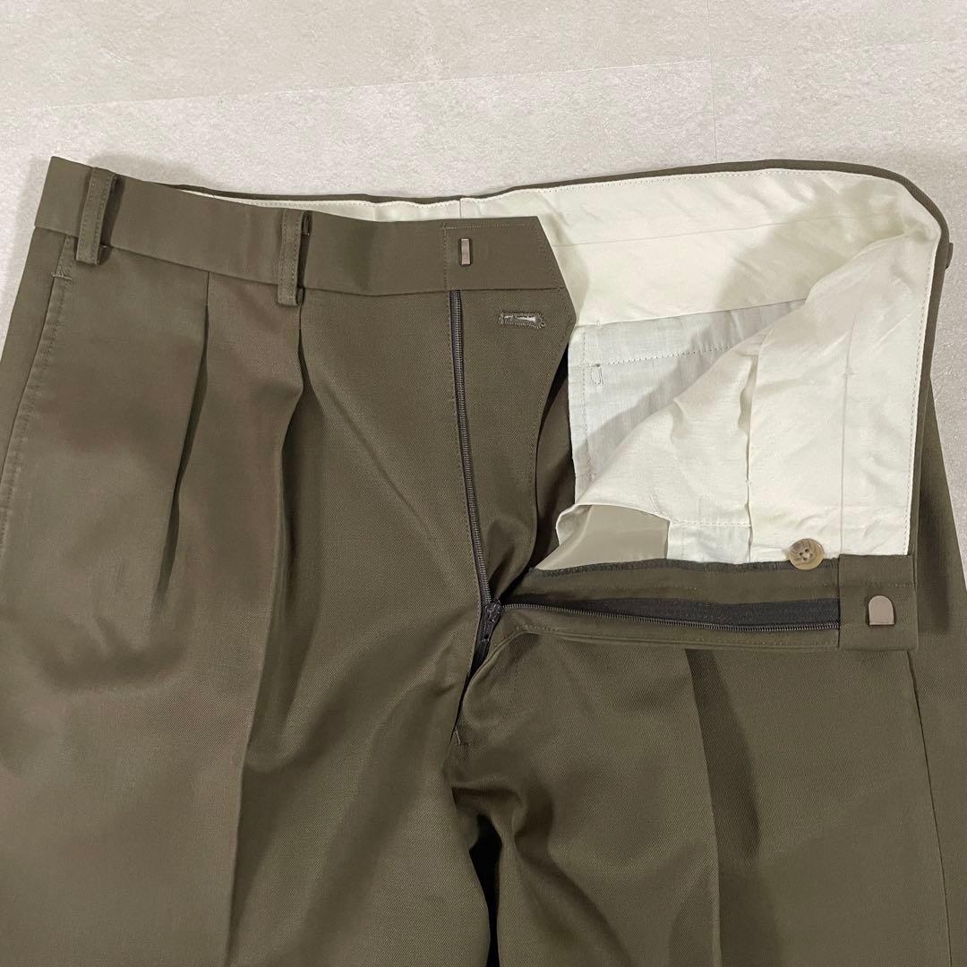 90s BURBERRY スラックス パンツ サイズL カーキ – OMNISTYLE