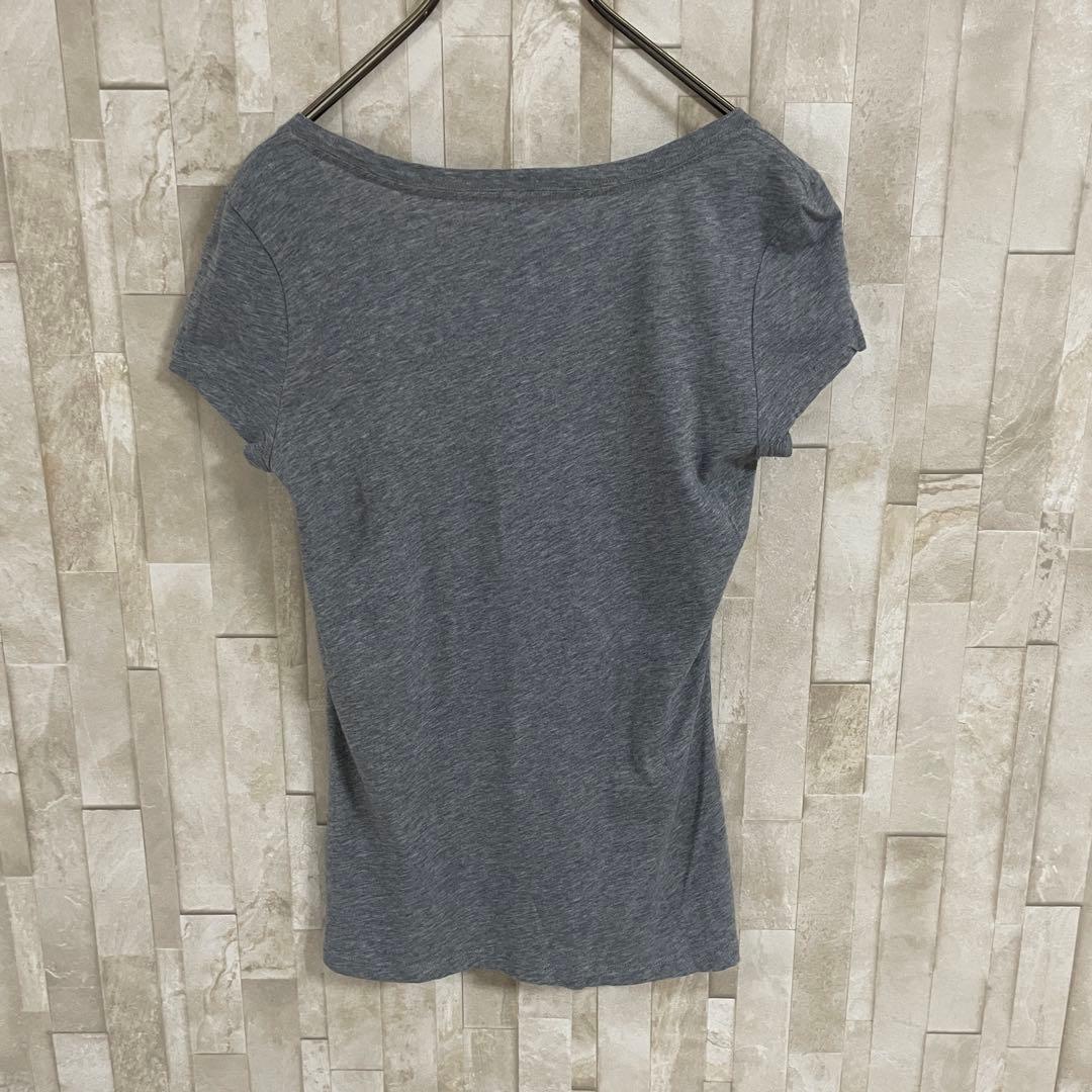【美品】COACH 半袖Tシャツ ビックプリント サイズXS グレー