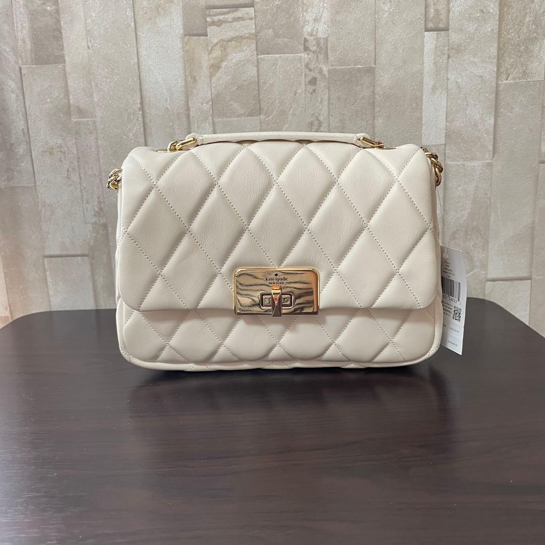訳あり新品 kate spade ホワイト ショルダーバッグ