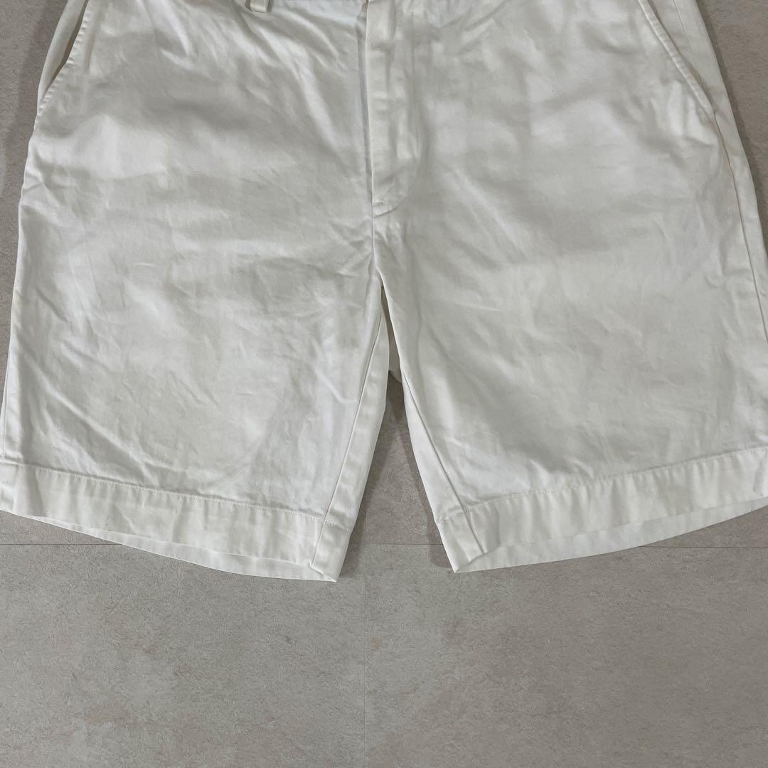 古着 POLO RALPH LAUREN ハーフパンツ サイズ33 ホワイト
