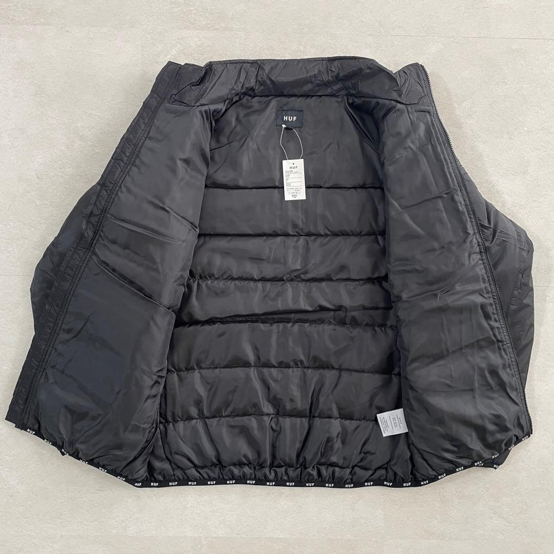 【新品未使用タグ付】HUF ジョージパフィージャケット Mサイズ ブラック