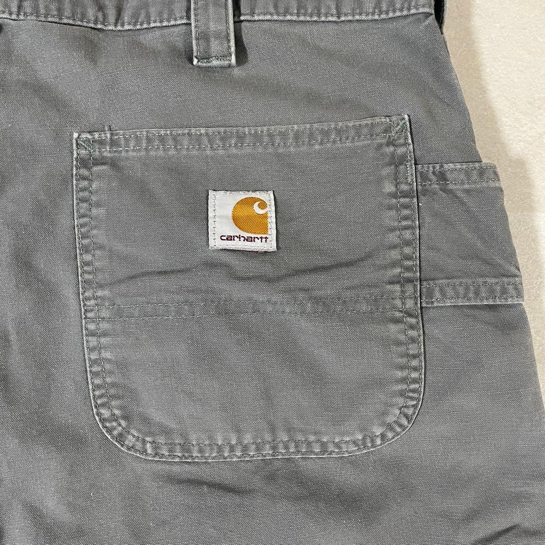 古着 carhartt ハーフパンツ サイズ36 グレー