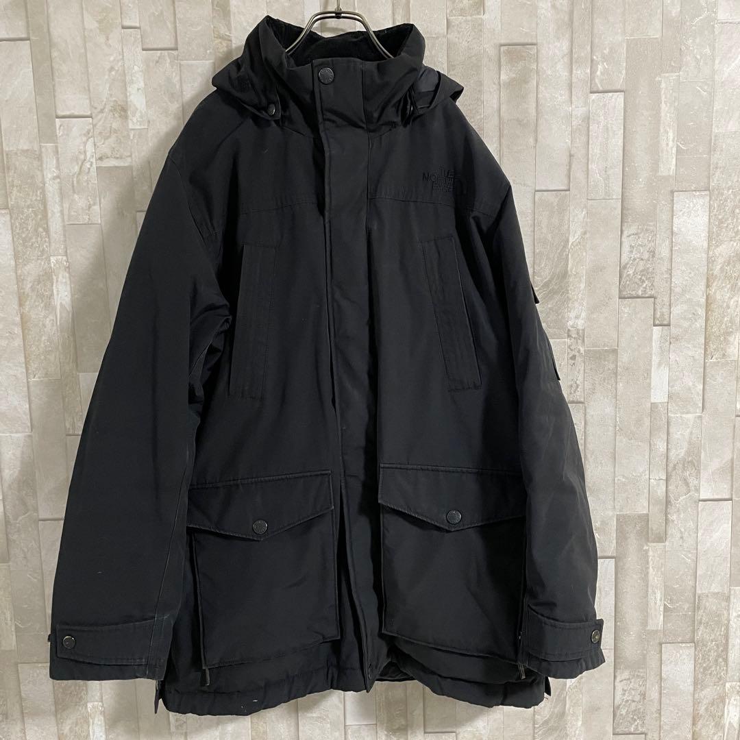 古着 THE NORTH FACE ダウンジャケット ホワイトレーベル L