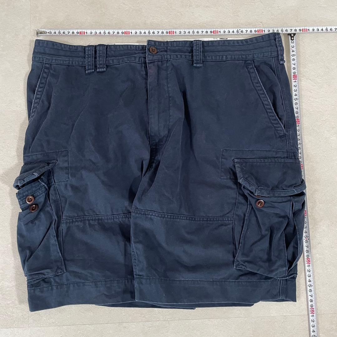 古着 POLO RALPH LAUREN ハーフパンツ 42 ネイビー