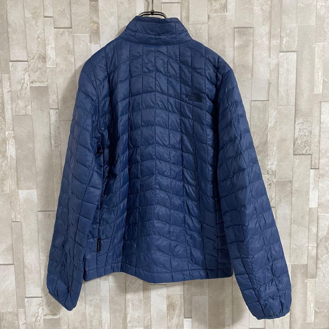 古着 THE NORTH FACE キルティングジャケット サイズL ネイビー