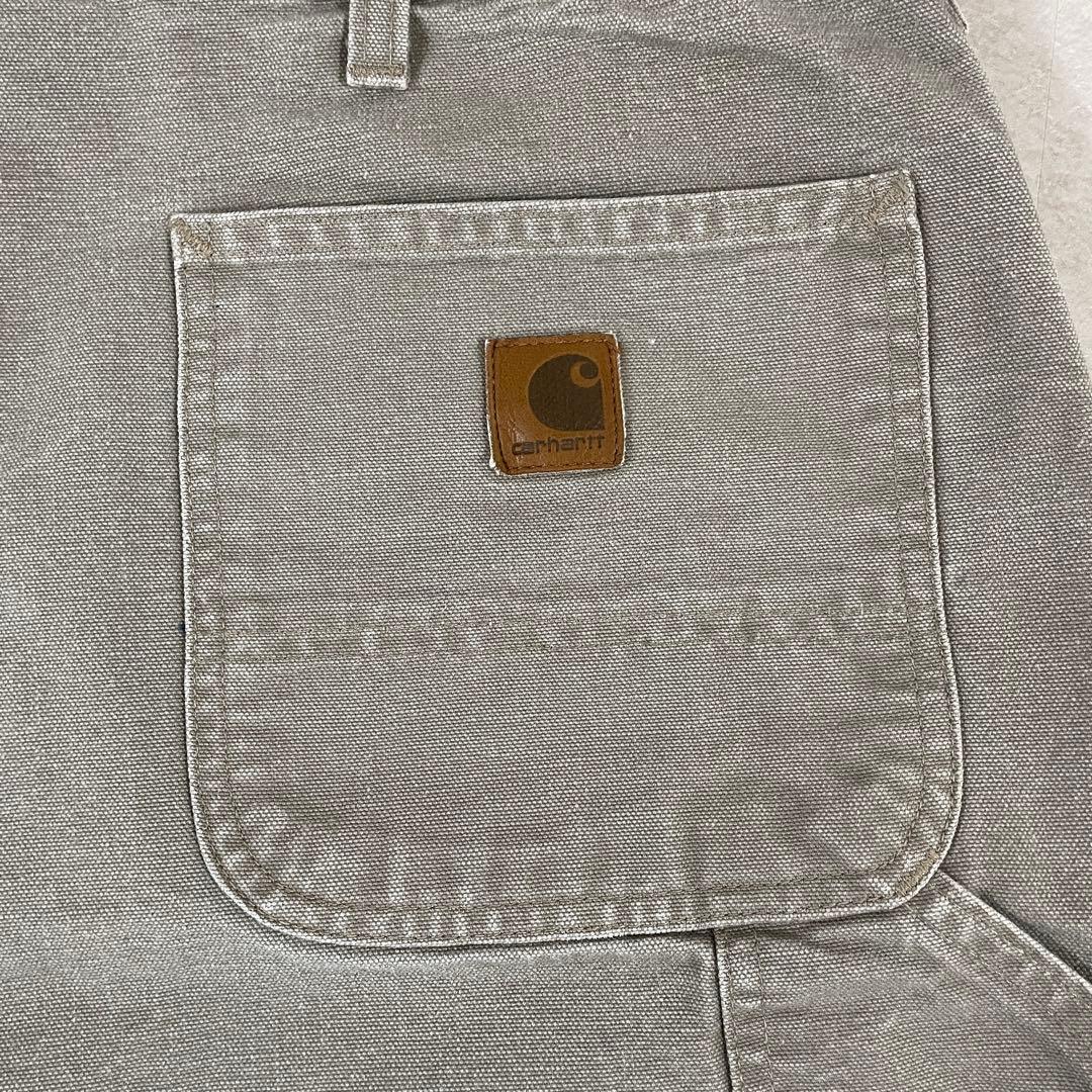 古着 carhartt ハーフパンツ サイズ40 グレー