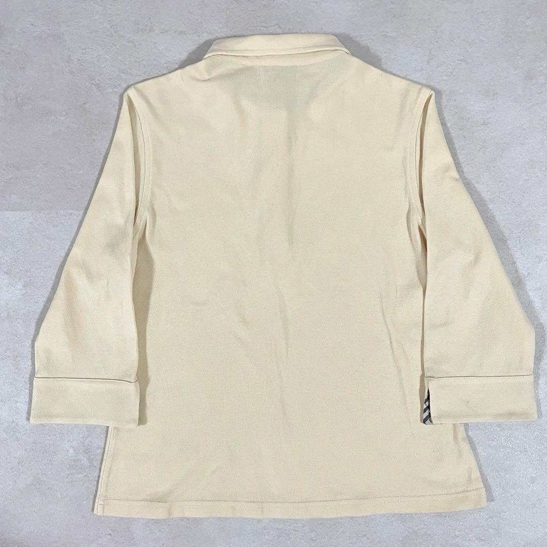 古着 BURBERRY LONDON ポロシャツ ロゴ刺繍 バーバリーチェック