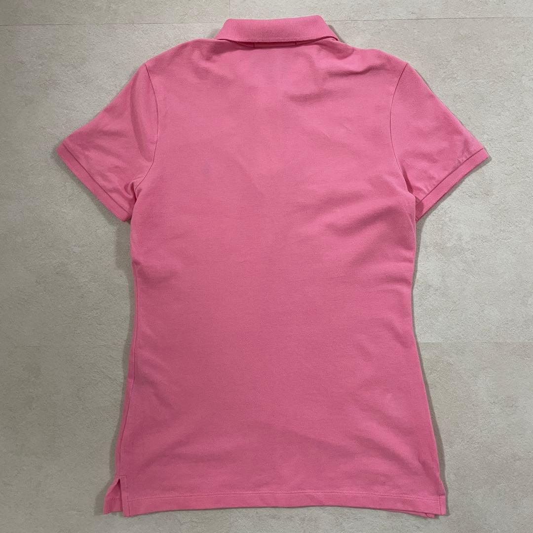 古着 POLO RALPH LAUREN 半袖ポロシャツ ポニー刺繍 ピンク