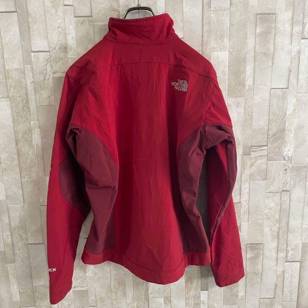 古着THE NORTH FACE ナイロンジャケット APEX ワインレッド