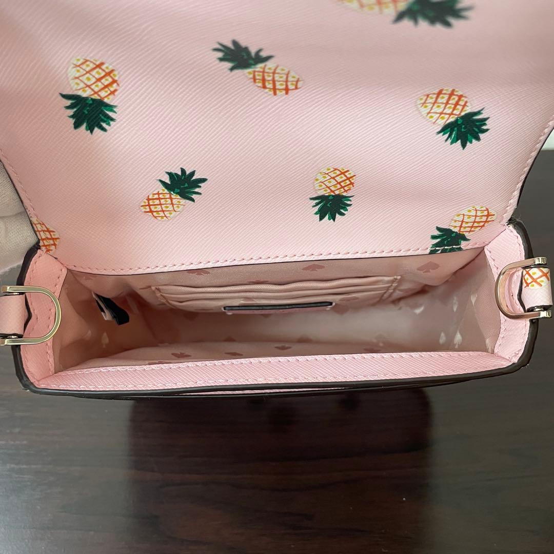 訳あり新品 kate spade ハンドバッグ パイナップル柄