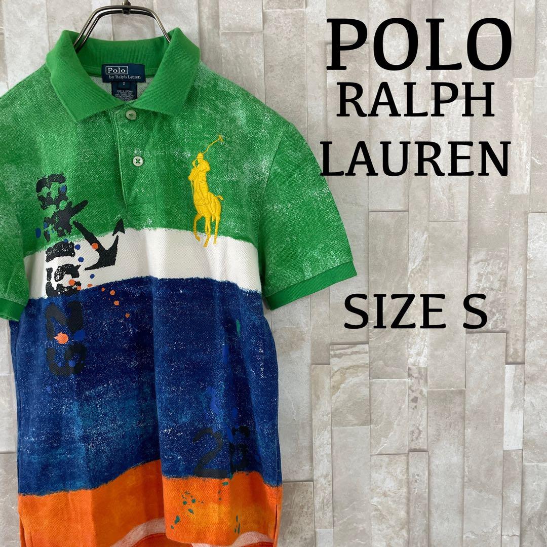 【美品】90s POLO RALPH LAUREN ポロシャツ ビックポニー