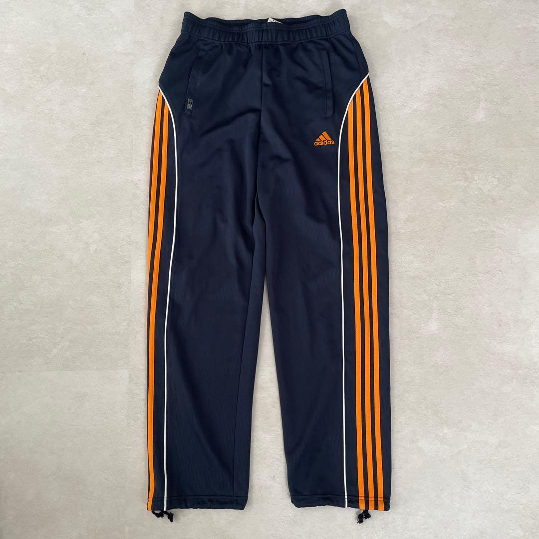 古着 adidas トラックパンツ CLIMA365 3ストライプス L