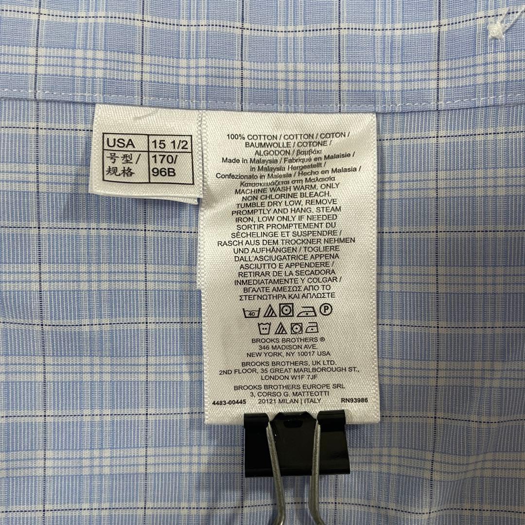【新品未使用タグ付】Brooks Brothers 長袖シャツ 170/96B