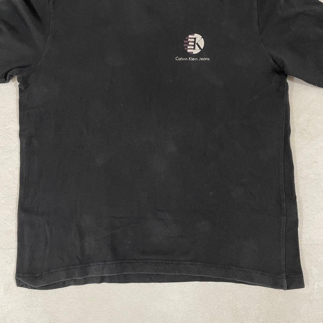 古着 Calvin Klein Jeans 長袖Tシャツ サイズM ブラック